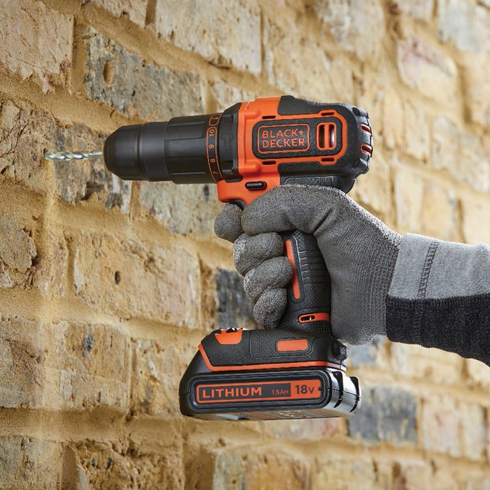 BLACK & DECKER - 18V LIT-ION 2 G HAMDRIL +BAT+BOX