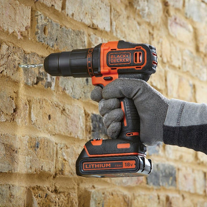 BLACK & DECKER - 18V LIT-ION 2 G HAMDRIL +BAT+BOX
