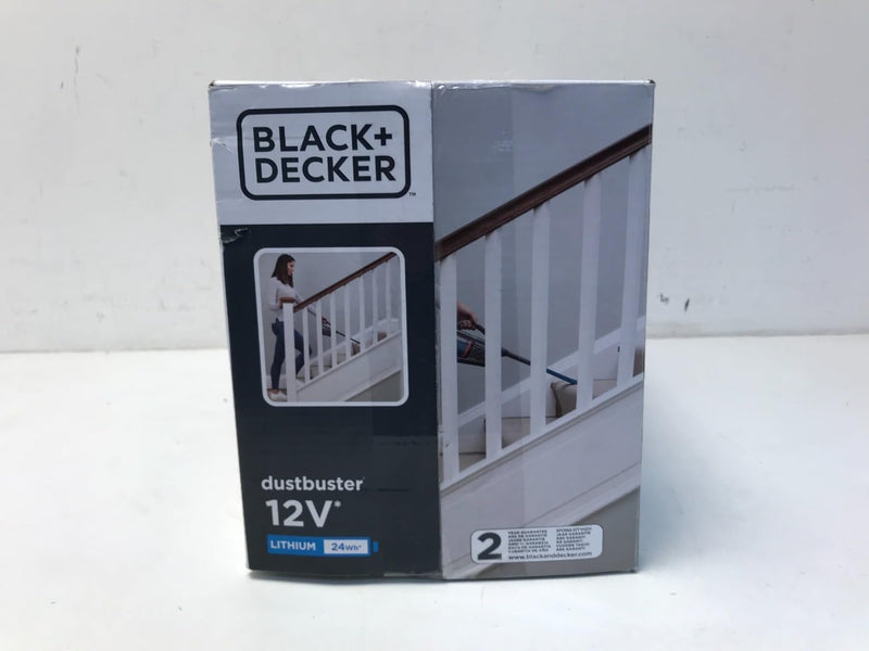 BLACK & DECKER - 12V LI-ION DUSTBUSTER+CHARGING BASE