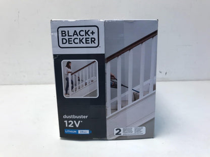 BLACK & DECKER - 12V LI-ION DUSTBUSTER+CHARGING BASE