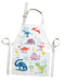 ThreadBear Design - Easy Wipe Clean Apron for Kids - Messy Play Time Great for Home School Art Activities - Age 3+ Dinosaur Friends Apron