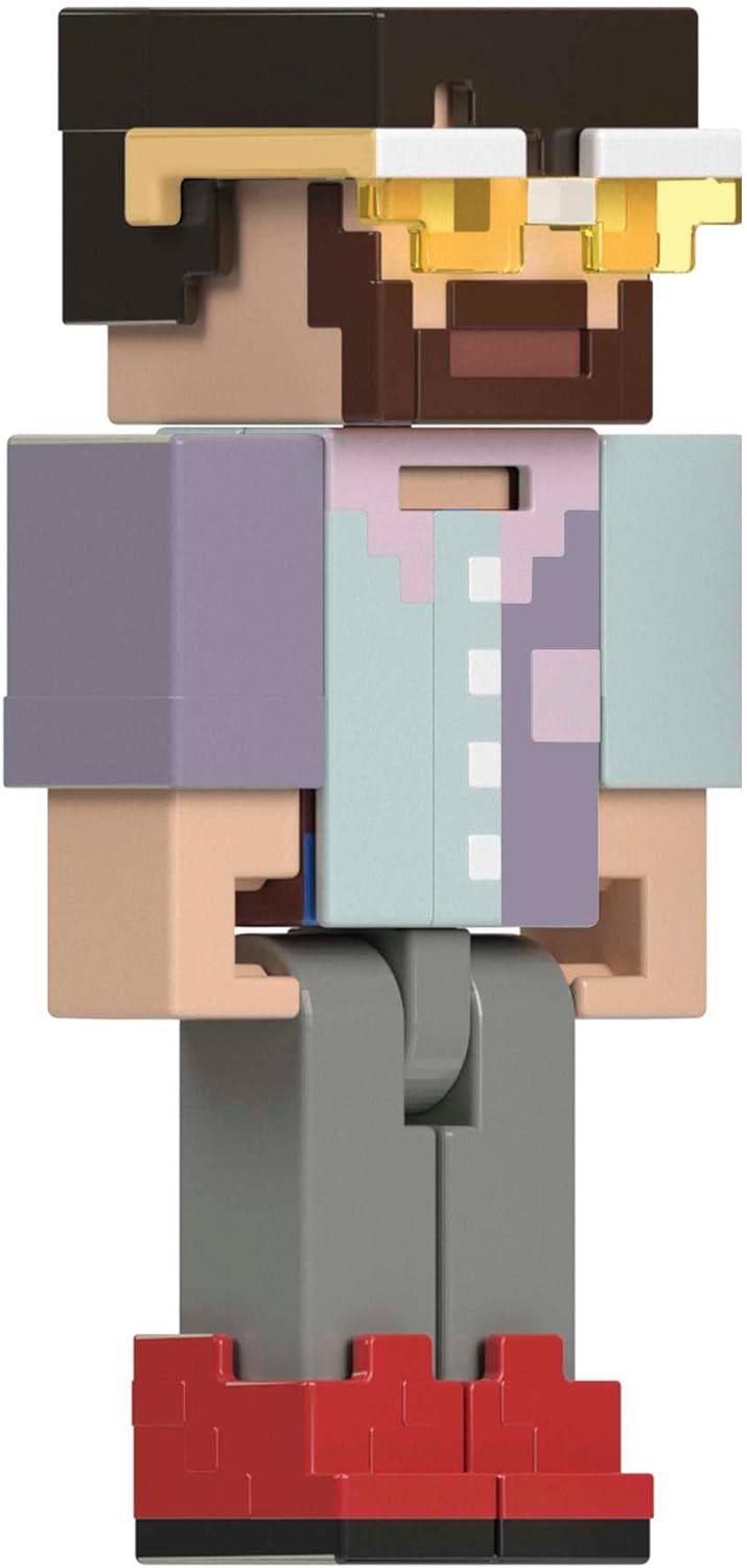 Mattel Minecraft Creator Series Rugarou y Vena de la ira Pack 2 figuras de acción con accesorios, juguete +6 años (HNW10