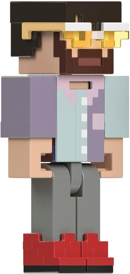 Mattel Minecraft Creator Series Rugarou y Vena de la ira Pack 2 figuras de acción con accesorios, juguete +6 años (HNW10