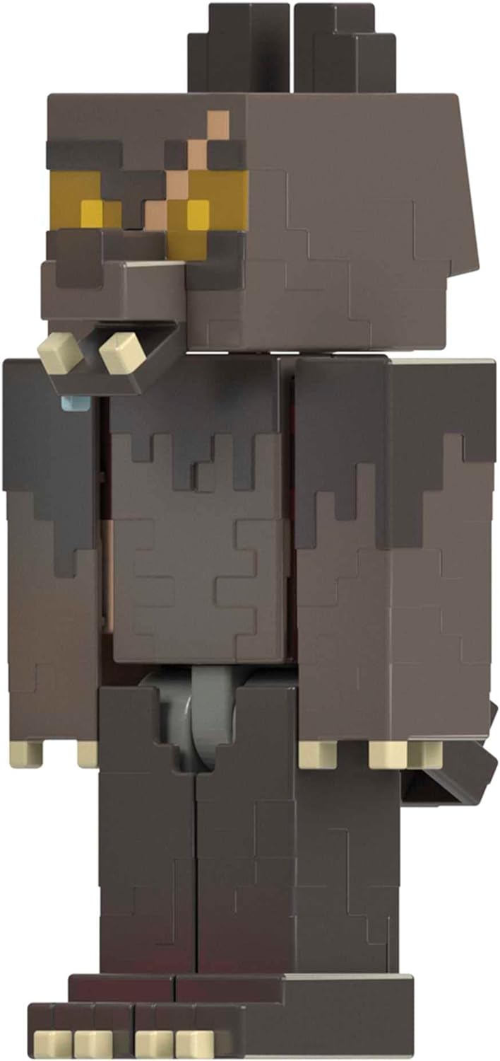 Mattel Minecraft Creator Series Rugarou y Vena de la ira Pack 2 figuras de acción con accesorios, juguete +6 años (HNW10