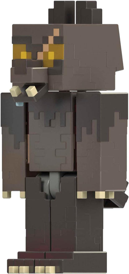 Mattel Minecraft Creator Series Rugarou y Vena de la ira Pack 2 figuras de acción con accesorios, juguete +6 años (HNW10