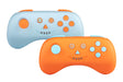 snakebyte MULTI: PLAYCONS -orange/ blau - 2 kabellose Wireless Bluetooth Controller für Nintendo Switch u. Lite / Multiplayer Gamepads mit aufladbaren Akkus u. Vibrationseffekt Orange und Blau