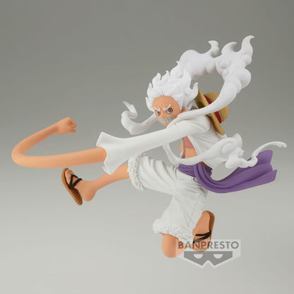 Banpresto Monkey D. Luffy Gear5 One Piece Actionfigur Battle Record Collection 13 cm BP88811P, Mehrfarbig