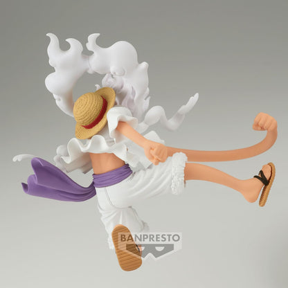 Banpresto Monkey D. Luffy Gear5 One Piece Actionfigur Battle Record Collection 13 cm BP88811P, Mehrfarbig
