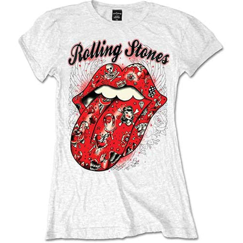 The Rolling Stones Ladies T-Shirt Tattoo Flash
