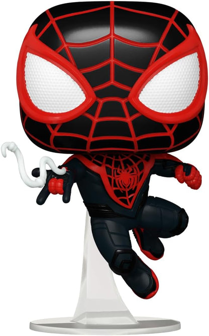 Funko POP! Games: Spider-Man 2- Miles Morales - Spider-man 2 Video Game - Collectable Vinyl Figure - Gift Idea - Official Merchandise - Toys for Kids & Adults - Video Games Fans