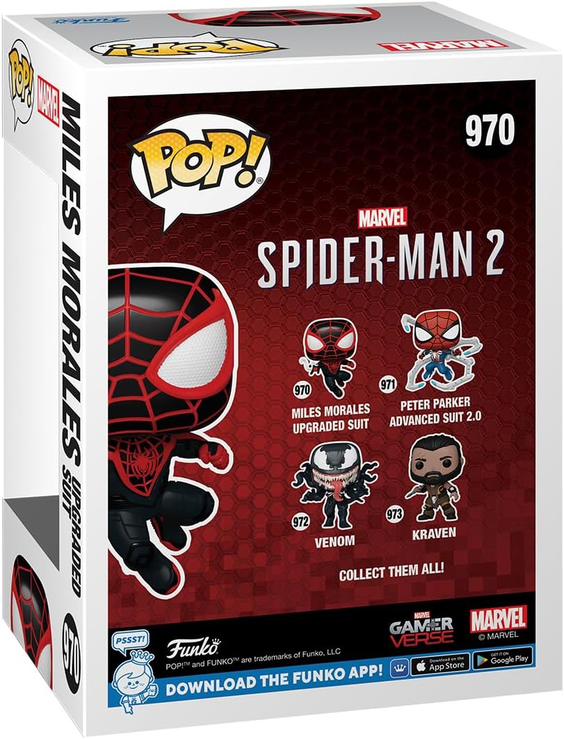 Funko POP! Games: Spider-Man 2- Miles Morales - Spider-man 2 Video Game - Collectable Vinyl Figure - Gift Idea - Official Merchandise - Toys for Kids & Adults - Video Games Fans