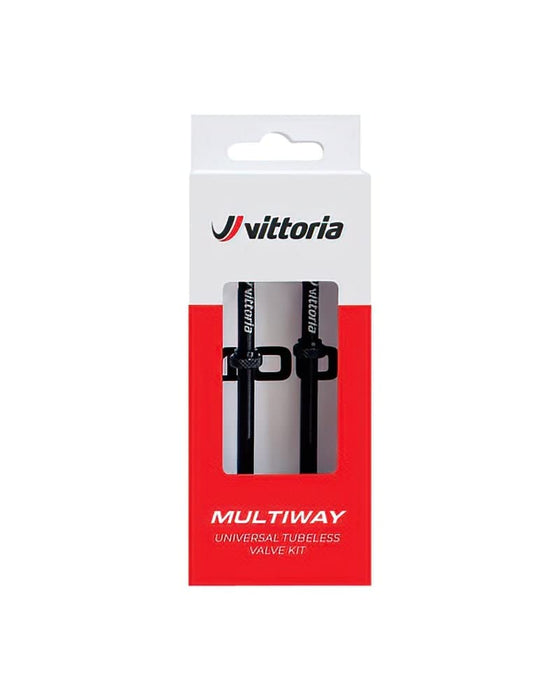 Vittoria Vittoria Multiway tubeless valve alloy black 100mm (2 pcs)