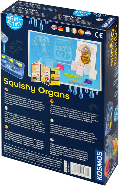 Kosmos 616816 Fun Science - Squishy Organs, Glibber-Organe, Anatomie spielerisch erleben Experimentier Set für Kinder mit mehrsprachiger Anleitung (DE, EN, FR, IT, ES, NL