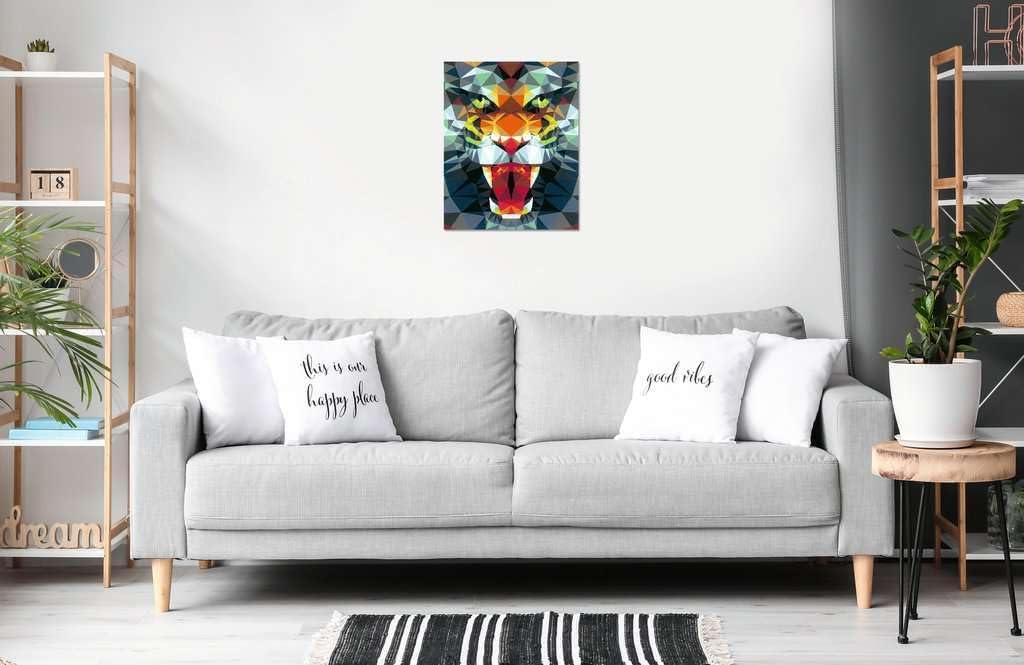 Ravensburger CreArt 23514 Painting by Numbers Polygon Tiger from 12 Years