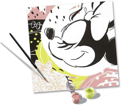 Ravensburger Paint by Numbers 23574 23574-Timeless Minnie (D100) D/F/I/EN/E/PT Anniversary Edition