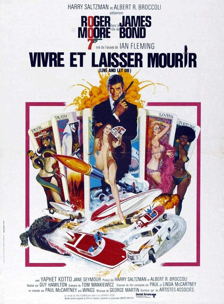 James bond 007 / roger moore - 7 films