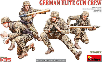 MiniArt 35467 - Unità di protezione tedesca Elite 1:35, riproduzione fedele all'originale, modellismo, kit di costruzione in plastica, fai da te, hobby, incollaggio, modellismo, assemblaggio, non
