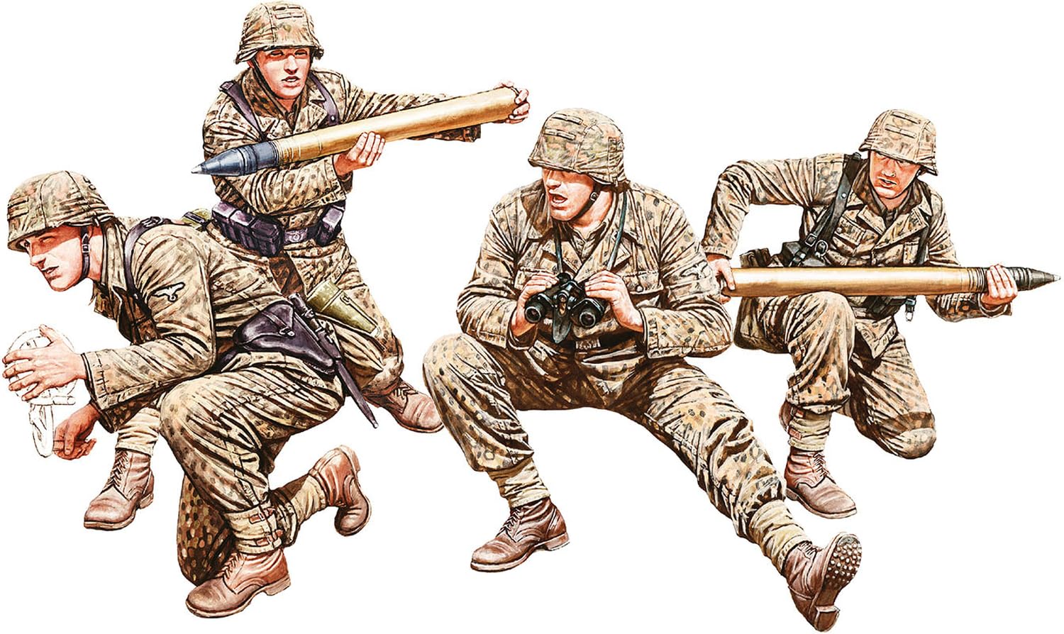 MiniArt 35467 - Unità di protezione tedesca Elite 1:35, riproduzione fedele all'originale, modellismo, kit di costruzione in plastica, fai da te, hobby, incollaggio, modellismo, assemblaggio, non