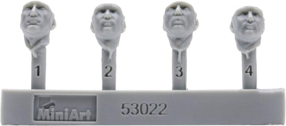 MiniArt 53022 1:35, equipaggio tedesco seduto – riproduzione fedele all'originale, modellismo, kit di costruzione in plastica, artigianato, hobby, incollaggio, modellismo, assemblaggio, non