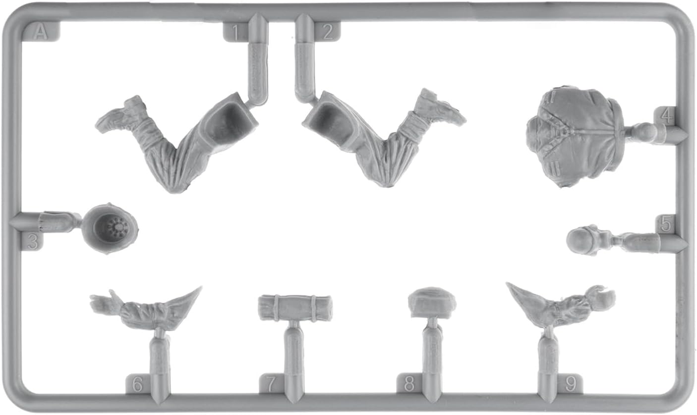 MiniArt 53022 1:35, equipaggio tedesco seduto – riproduzione fedele all'originale, modellismo, kit di costruzione in plastica, artigianato, hobby, incollaggio, modellismo, assemblaggio, non