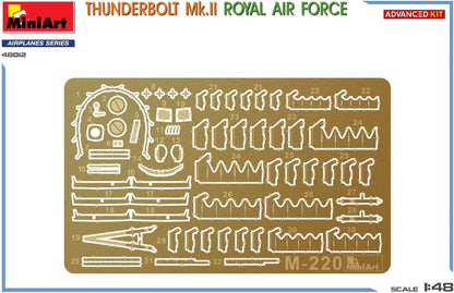 Miniart 1:48 - Thunderbolt Mk. II Royal Air Force, (Advanced