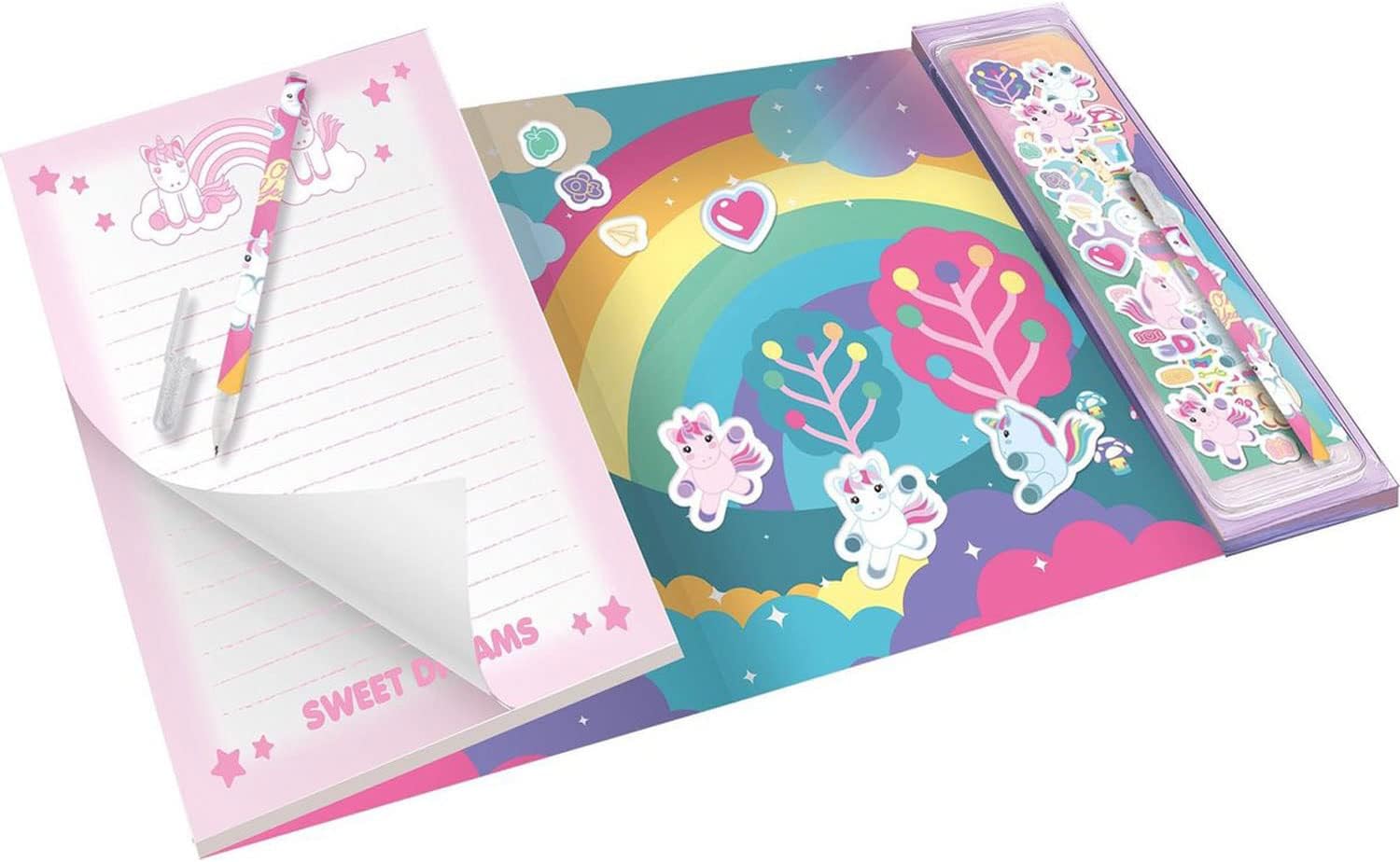 Kid Licensing Unicorn Notebook with Pen and Magnets