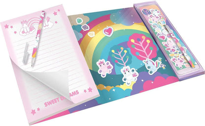 Kid Licensing Unicorn Notebook with Pen and Magnets