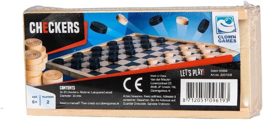 Clown Games- Juego de Damas, Multicolor (2007608