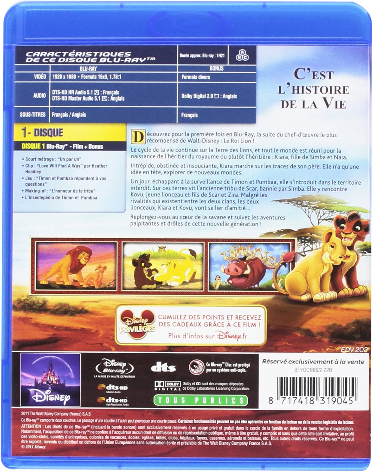 Le Roi Lion 2 - L'honneur de la tribu