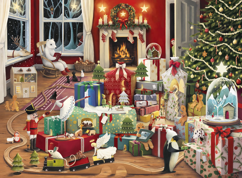 Ravensburger Enchanted Christmas 500 Piece Jigsaw Holiday Puzzle for Adults - 12000227 - Handcrafted Tooling, Made in Germany, Every Piece Fits Together Perfectly