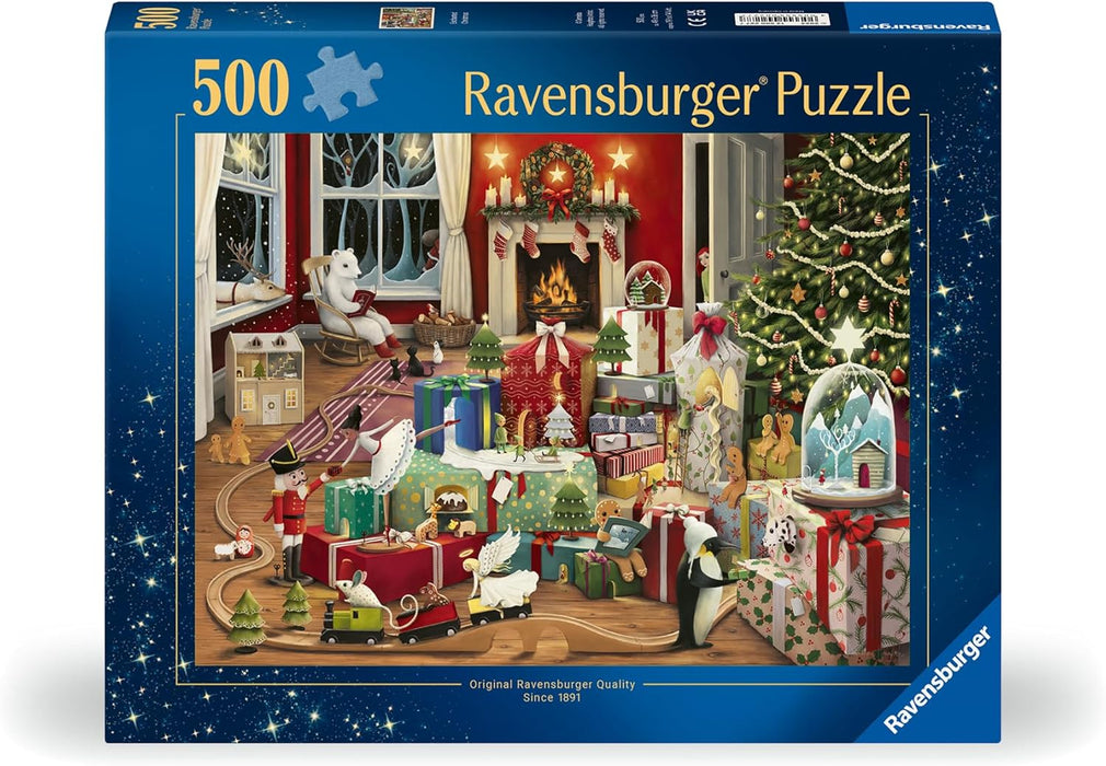 Ravensburger Enchanted Christmas 500 Piece Jigsaw Holiday Puzzle for Adults - 12000227 - Handcrafted Tooling, Made in Germany, Every Piece Fits Together Perfectly