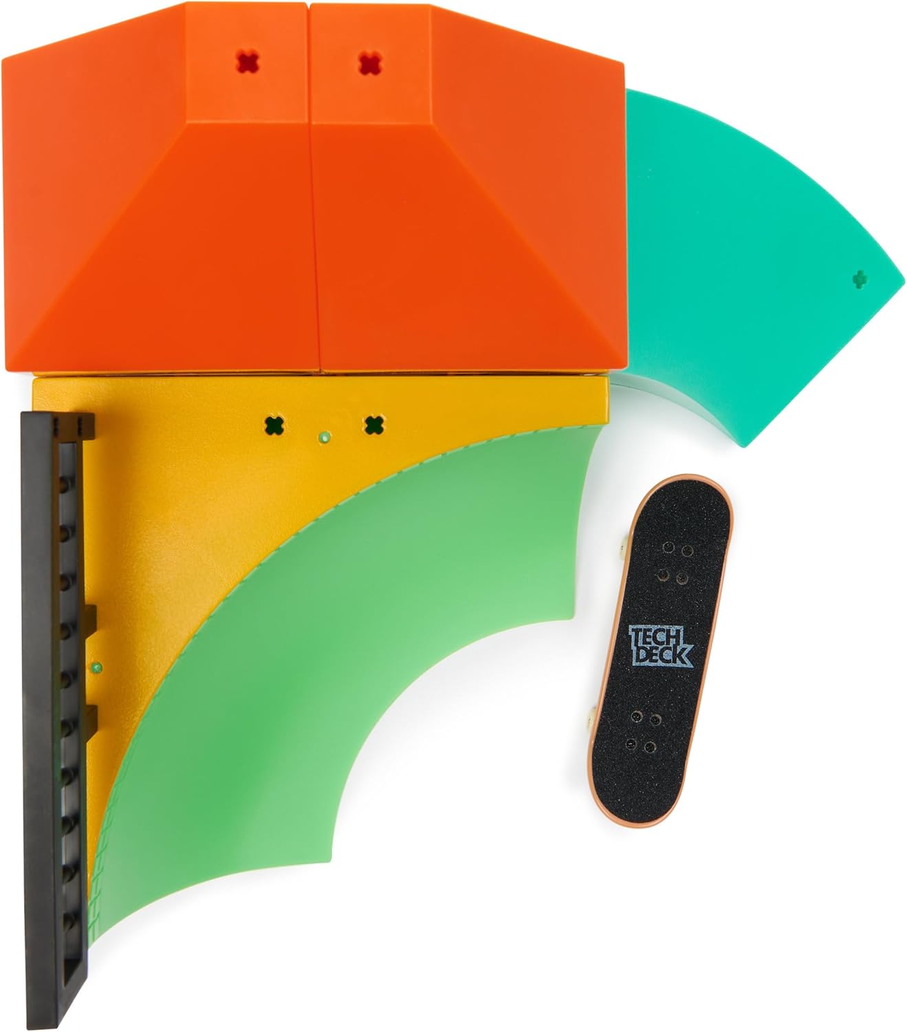 Tech Deck - Pista Quarter Bowl Ruckus - X-Connected Park Creator - Juego de Rampas Personalizable + Fingerboard - 6070358 - Juegos Infantiles - Juguetes Niños 6 Años +