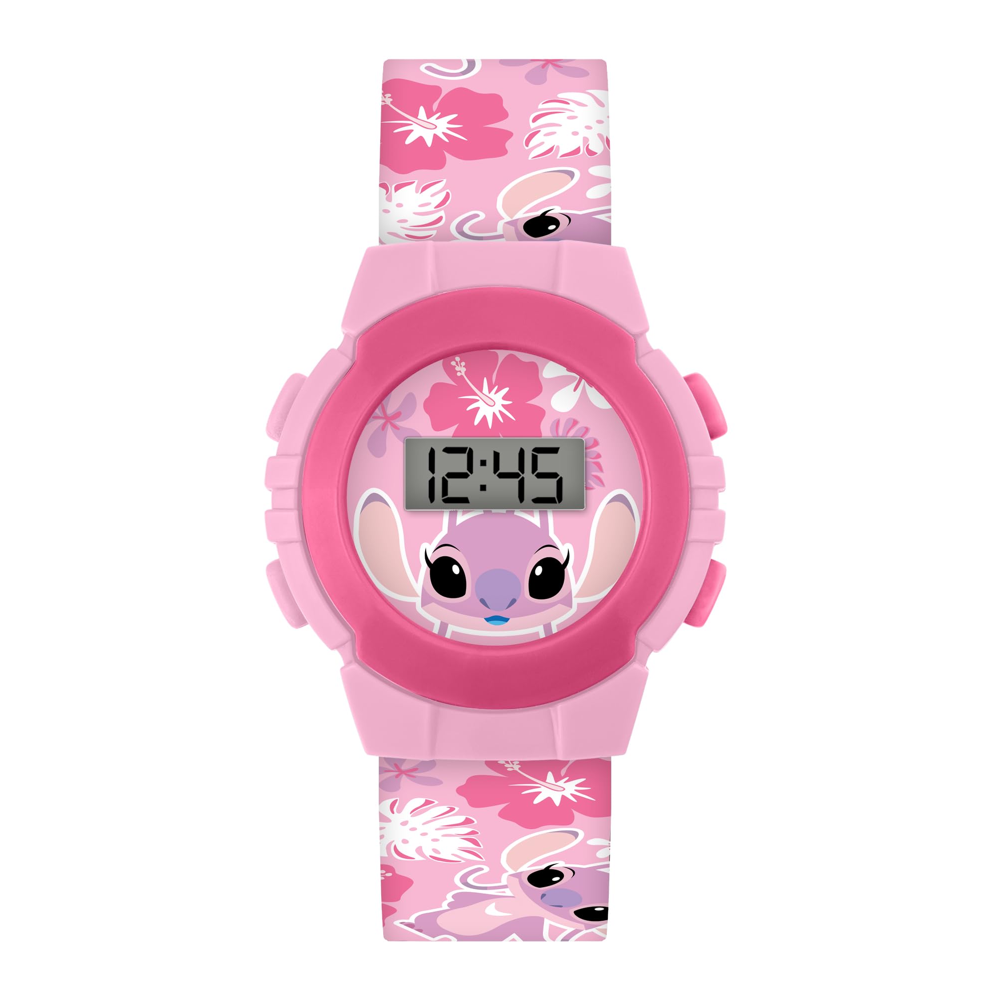 Disney Angel Pink Printed Digital Watch