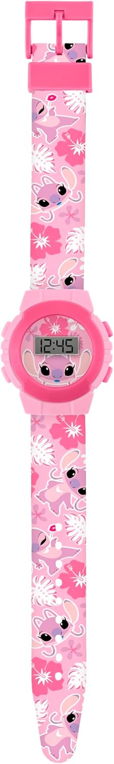 Disney Angel Pink Printed Digital Watch