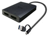 i-tec USB-A/USB-C Dual 4K/60Hz DisplayPort Video Adapter