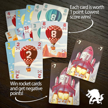 Sandbag - from The Creators of Cat in The Box Deluxe Edition Bézier Games - Trick Taking Card Game - 30 min play time - Strategy Card Game for 3 to 6 Players - Fast-Paced Gameplay