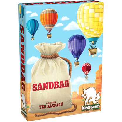 Sandbag - from The Creators of Cat in The Box Deluxe Edition Bézier Games - Trick Taking Card Game - 30 min play time - Strategy Card Game for 3 to 6 Players - Fast-Paced Gameplay