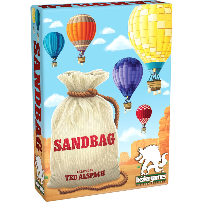Sandbag - from The Creators of Cat in The Box Deluxe Edition Bézier Games - Trick Taking Card Game - 30 min play time - Strategy Card Game for 3 to 6 Players - Fast-Paced Gameplay