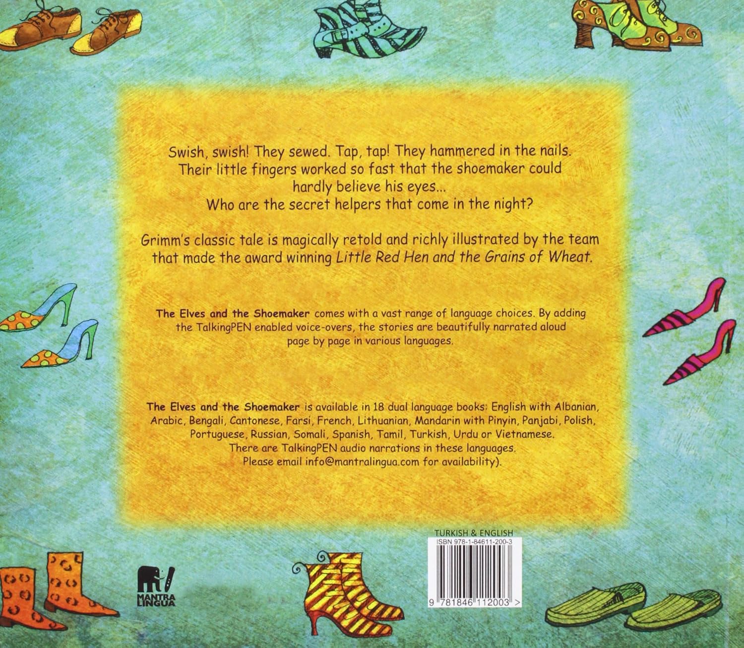 The Elves and the Shoemaker in Turkish and English