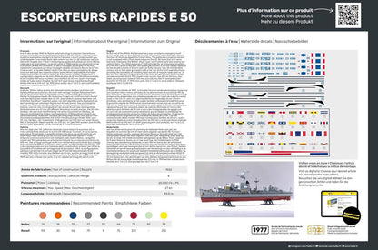 Heller - 1/400 Starter Kit Escorteurs Rapides E 5o
