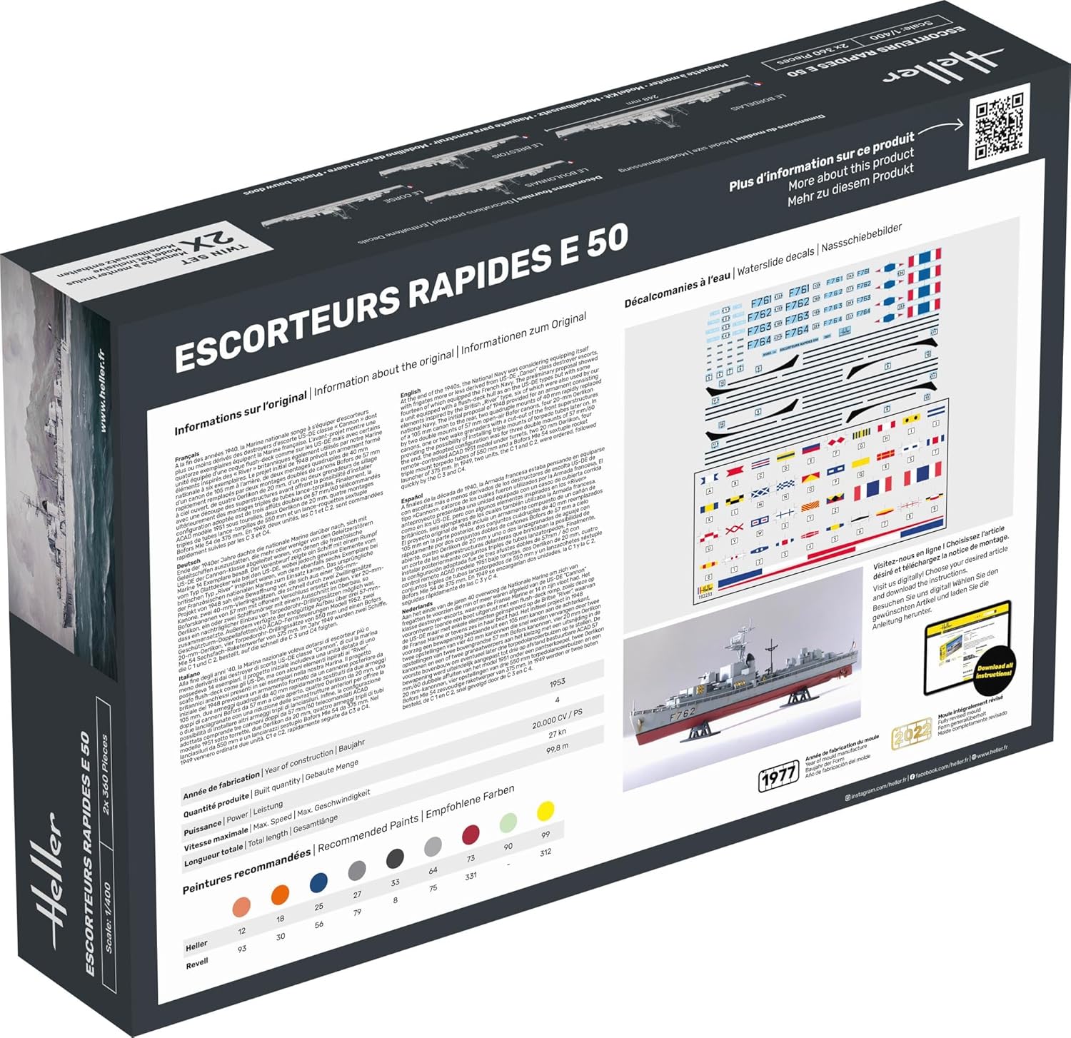 Heller 57093 Starter Kit Escorteurs Rapides E 5O 1/400