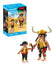 Playmobil 71545 Asterix: Huevos y Bacon and Pepe, brave duo from the Asterix universe, including sword and slingshot, imaginative play sets suitable for children ages 5+