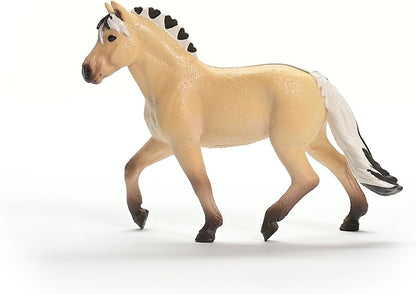 schleich 13980 HORSE CLUB Norwegian Fjord Horse Mare Figurine for ages 5+, Black