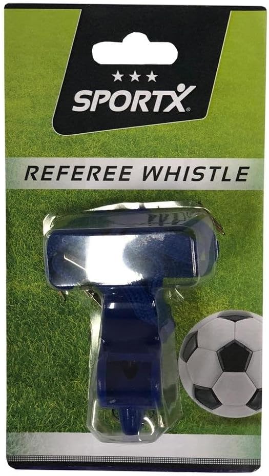 SportX 2001346 Whistle, Black