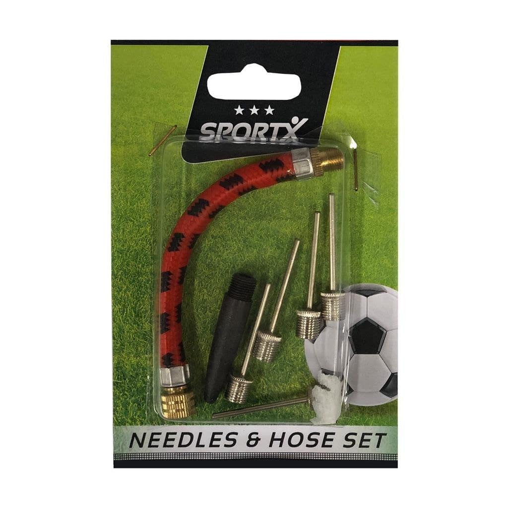 SportX 2001348 Ball Pump Accessory Set, Multi Colour