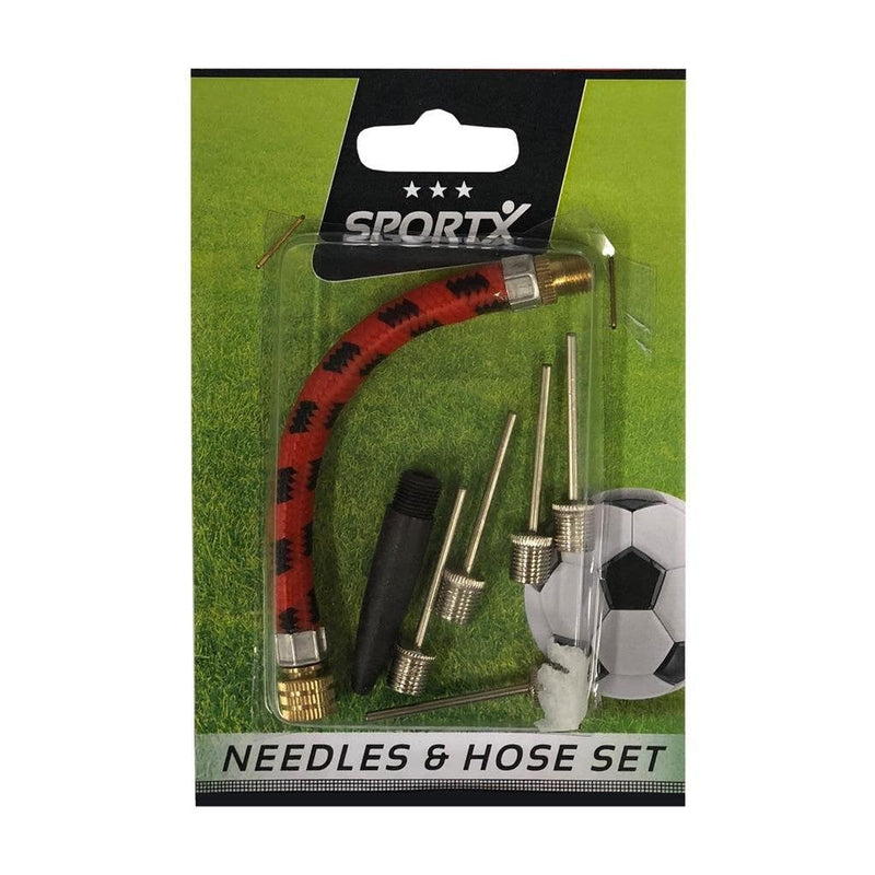 SportX 2001348 Ball Pump Accessory Set, Multi Colour