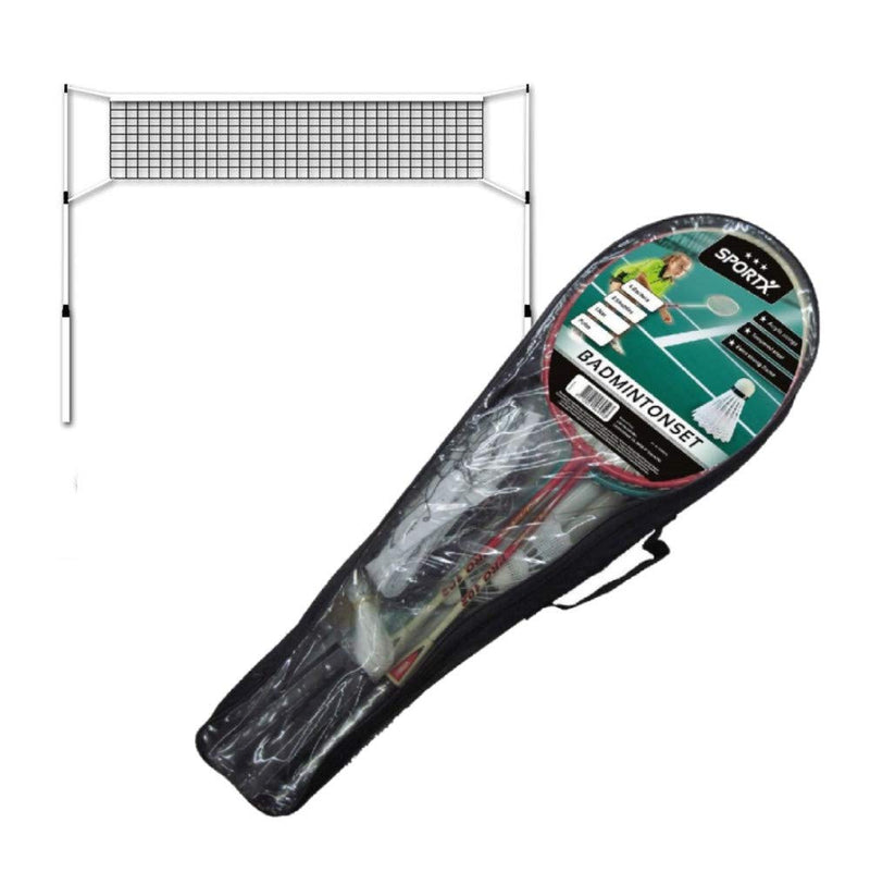 SportX 2004245 Badminton Set, Multi Colour