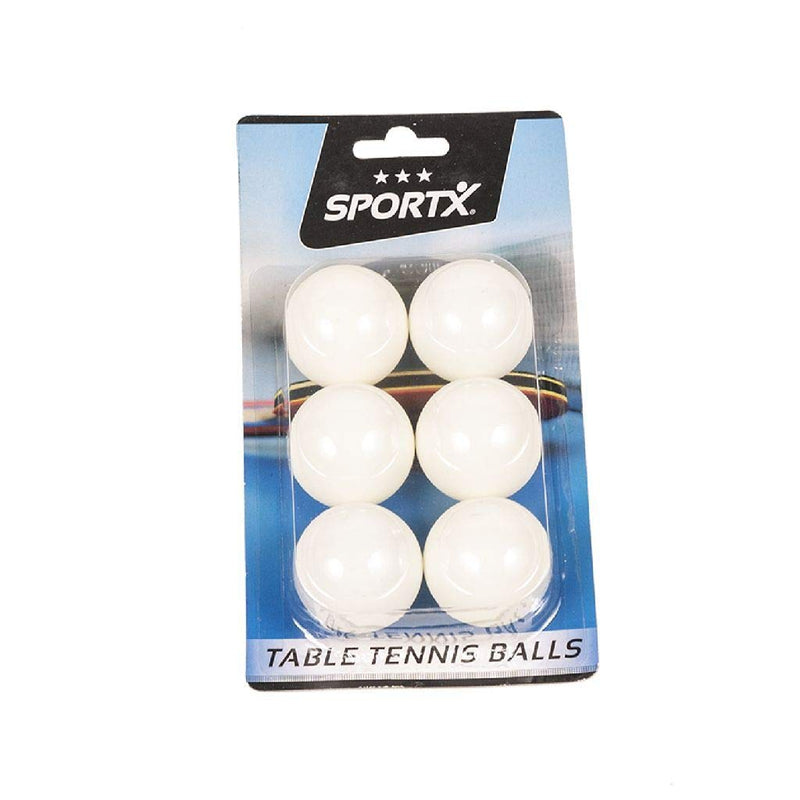 SportX - SportX Tafeltennisballen op Blister 6st.