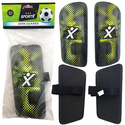 Sportx Shin Protectors Green Black