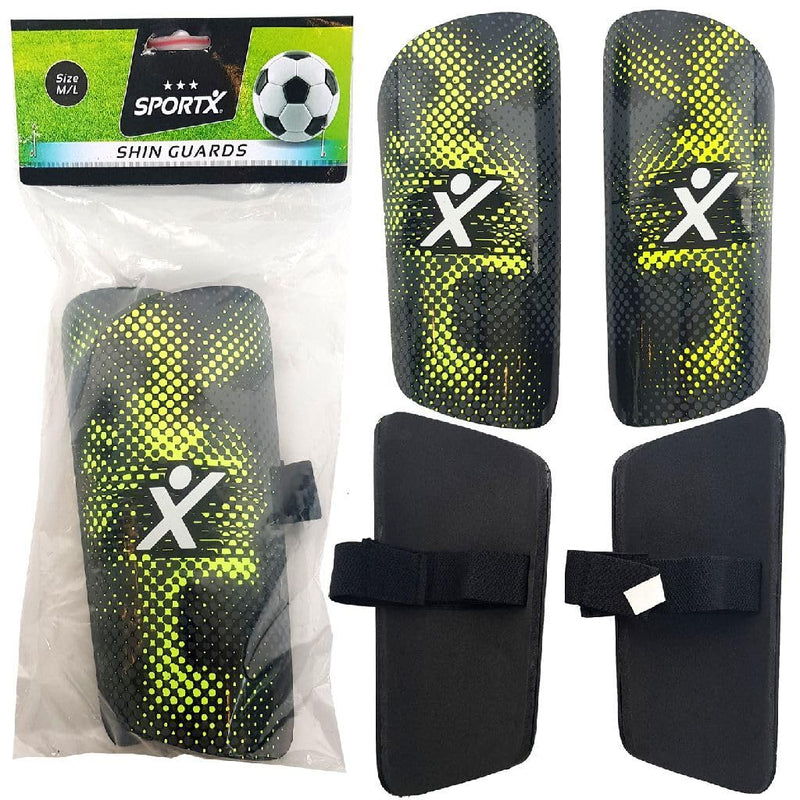 Sportx Shin Protectors Green Black